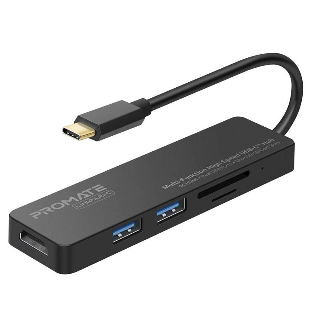 Promate Linkhub-C Multi-Function USB-C Hub (4617423519844) Promate Linkhub-C Multi-Function USB-C Hub (4617423519844)